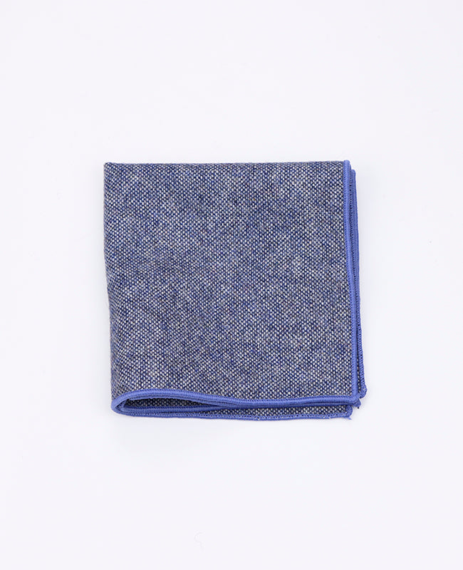 Lenço de bolso Azul n°3 em Lã | Claude - Unipap's