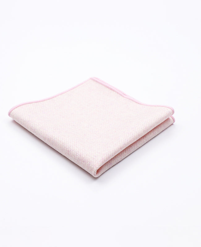 Lenço de bolso Rosa n°2 em Lã | Claude - Unipap's