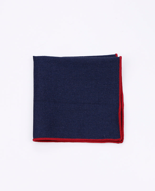 Lenço de bolso Azul n°5 em Linho | Basile - Unipap's