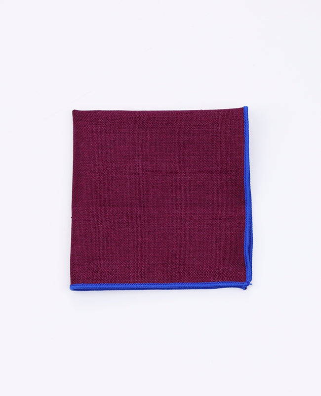 Lenço de bolso Vermelho n°1 em Linho | Basile - Unipap's