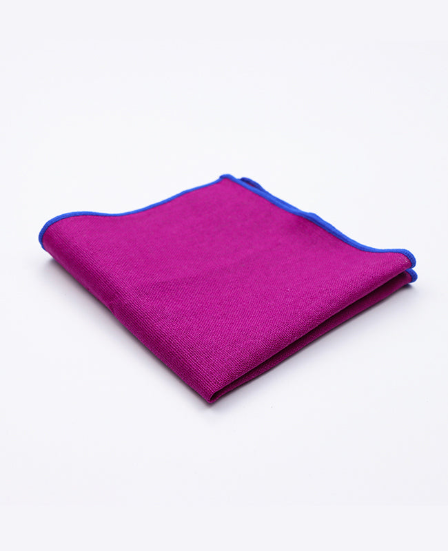 Lenço de bolso Violeta n°1 em Linho | Basile - Unipap's