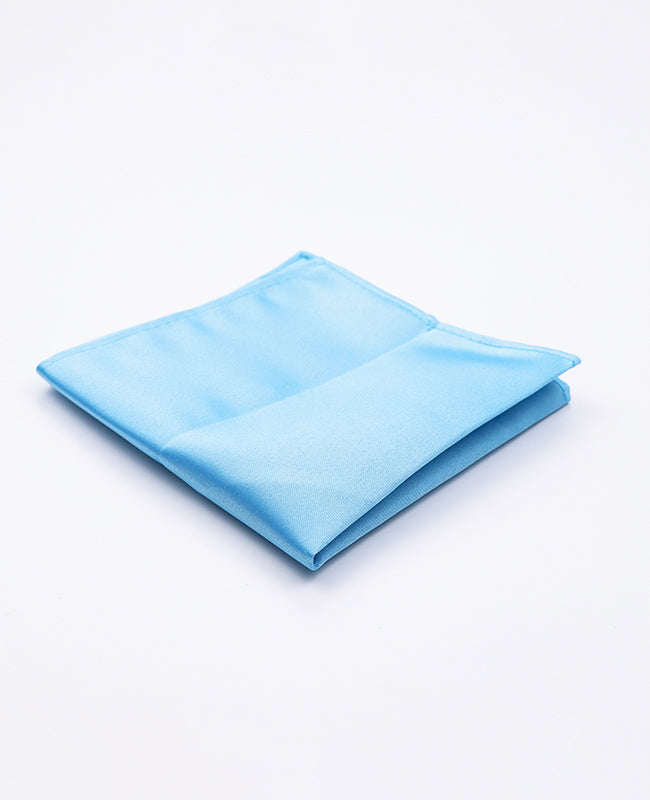 Lenço de bolso Azul n°3 em Poliéster «Anatole»