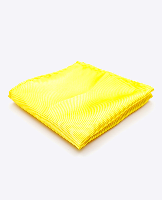 Lenço de bolso Amarelo n°1 em Poliéster | Lucien - Unipap's