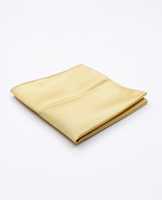 Lenço de bolso Amarelo n°2 em Poliéster «Anatole»