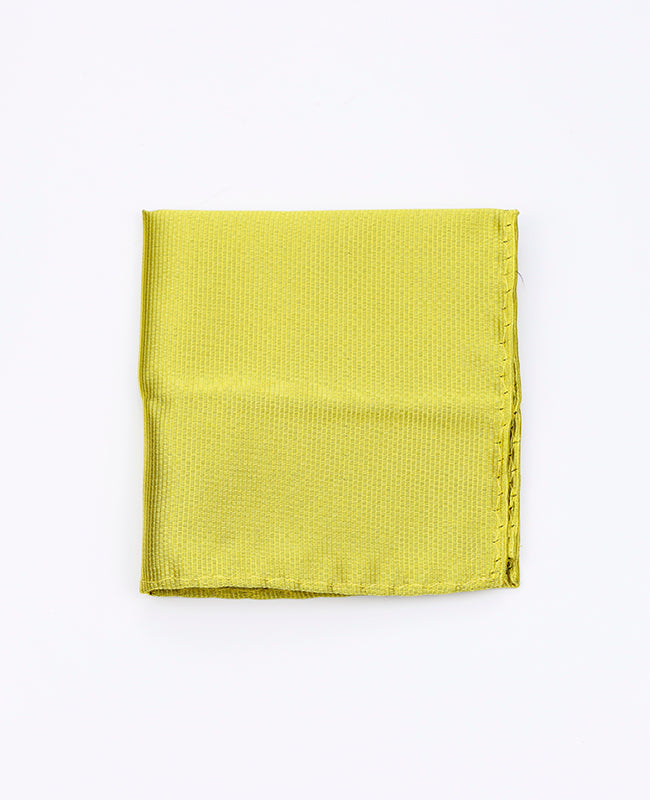 Lenço de Bolso Amarelo n°2 em Poliéster | Lucien - Unipap's