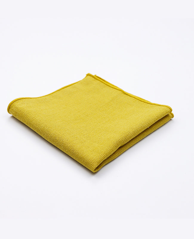 Lenço de bolso Amarelo Homem em Algodão | Edgard | Unipap's