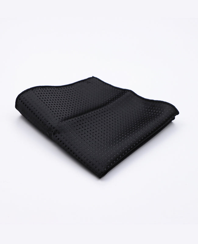 Lenço de bolso Preto n°1 Com Bolinhas em Poliéster «Louis»