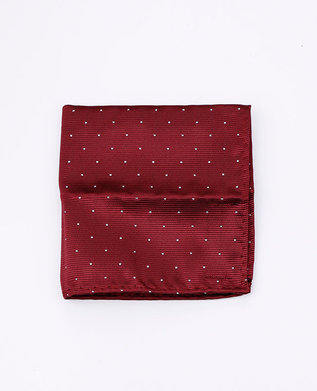 Lenço de bolso Vermelho n°1 em Poliéster | Georges - Unipap's