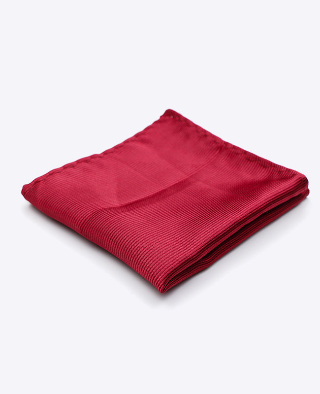 Lenço de bolso Vermelho n°1 em Poliéster | Lucien - Unipap's