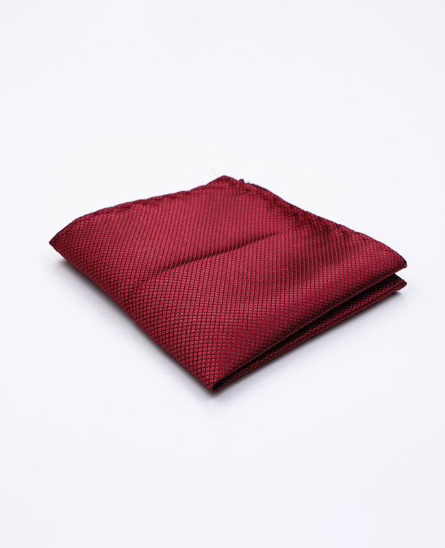Lenço de bolso Vermelho n°1 em Poliéster | Martin - Unipap's