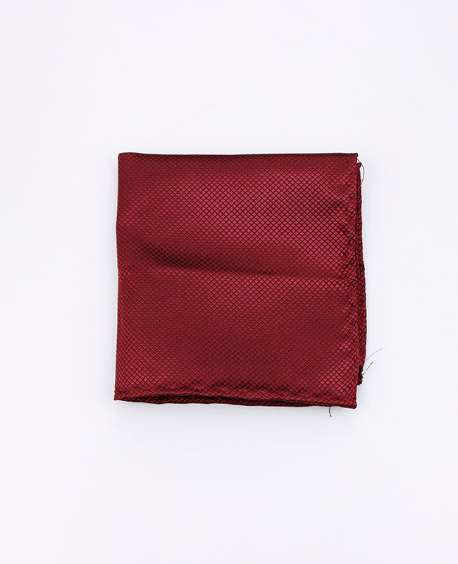 Lenço de bolso Vermelho n°1 em Poliéster | Martin - Unipap's