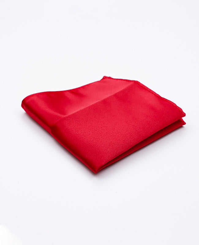 Lenço de bolso Vermelho n°2 em Poliéster | Anatole - Unipap's