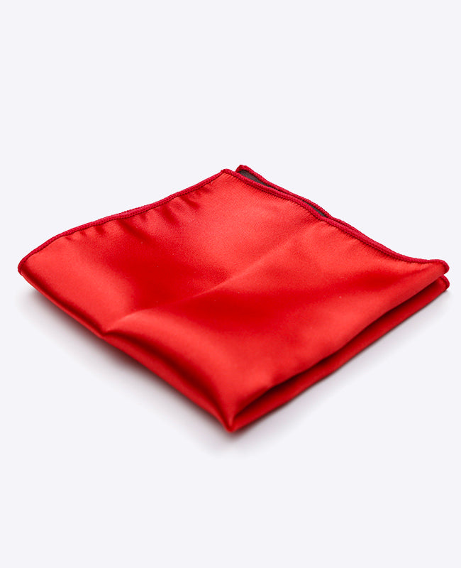 Lenço de bolso Vermelho n°2 em Poliéster | Jules - Unipap's