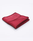 Lenço de bolso Vermelho n°2 Com Bolinhas em Poliéster «Louis»
