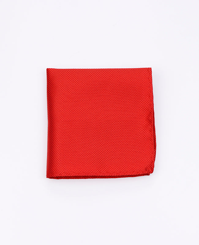 Lenço de bolso Vermelho n°2 em Poliéster | Martin - Unipap's