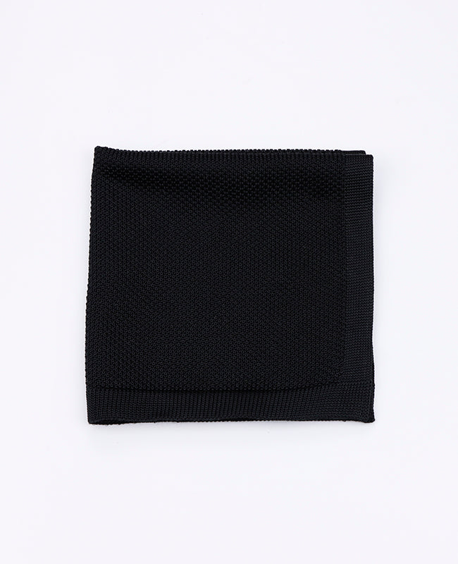 Lenço de bolso Preto em Malha «Léon»