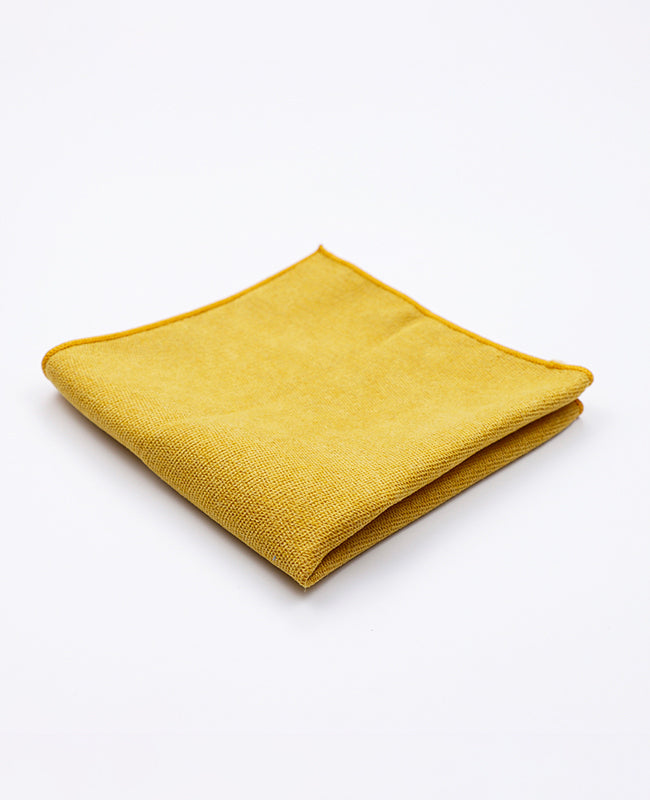 Lenço de bolso Amarelo n°2 em Efeito Veludo | Simon - Unipap's