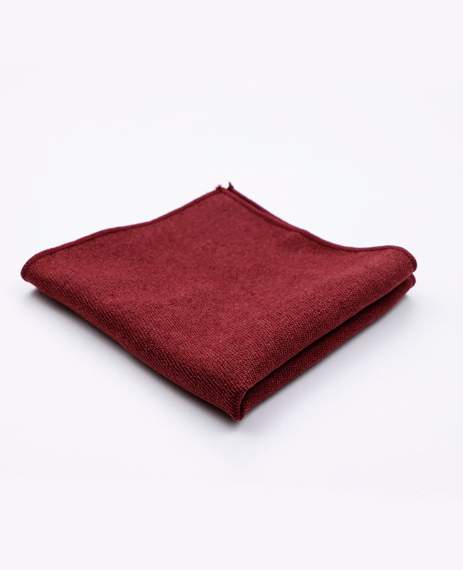 Lenço de bolso Vermelho n°1 em Efeito Veludo | Simon - Unipap's