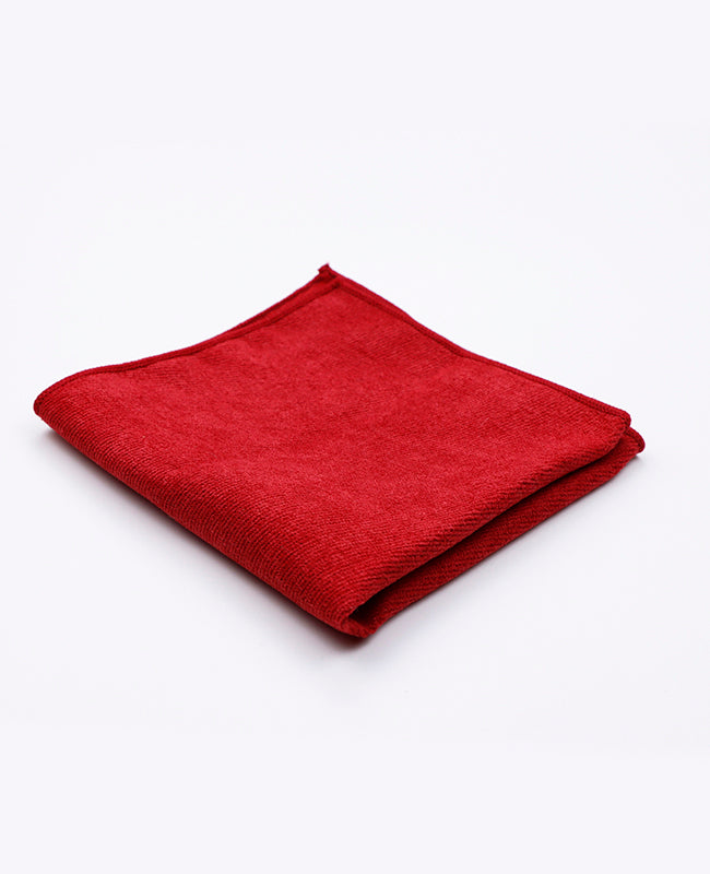 Lenço de bolso Vermelho n°2 em Efeito Veludo | Simon - Unipap's