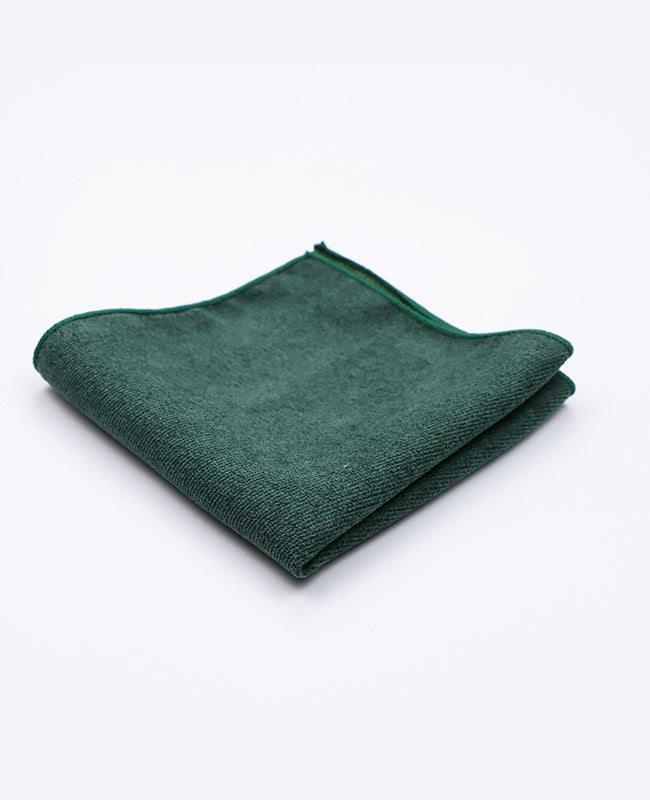 Lenço de bolso Verde n°1 em Efeito Veludo | Simon - Unipap's