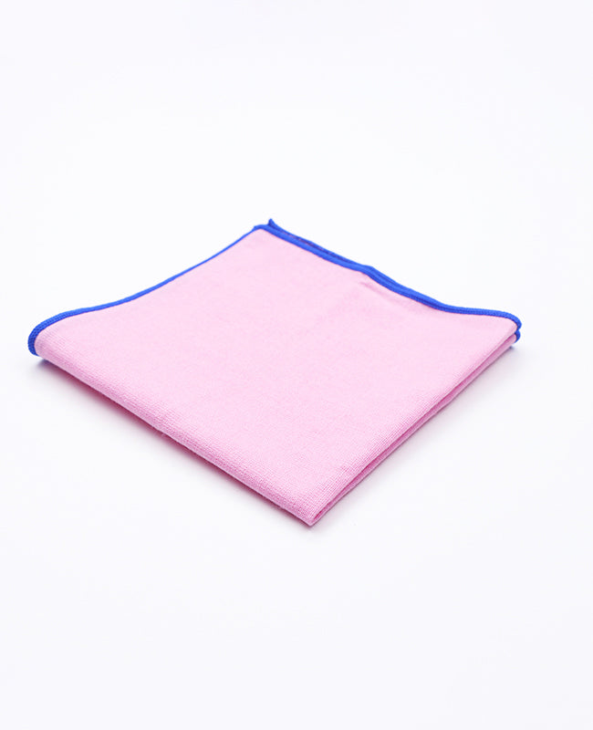 Lenço de bolso Rosa n°4 em Algodão «Edgard»
