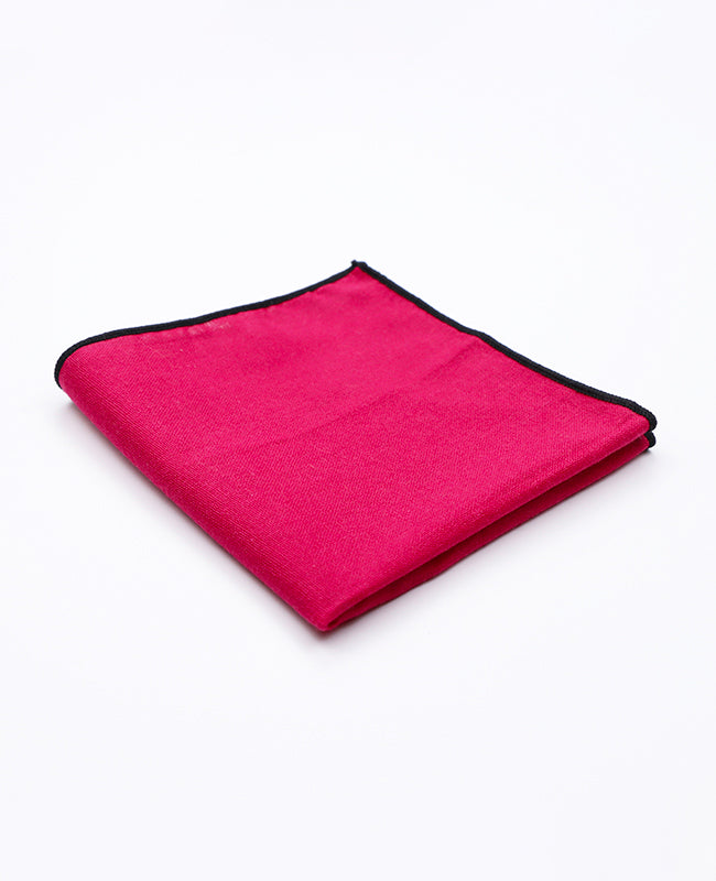 Lenço de bolso Vermelho em Algodão «Edgard»