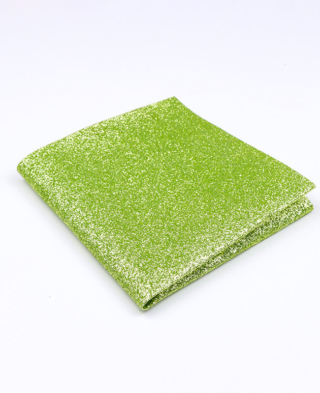 Lenço de bolso com Lantejoulas Verde n°3 em Poliéster «Olive»