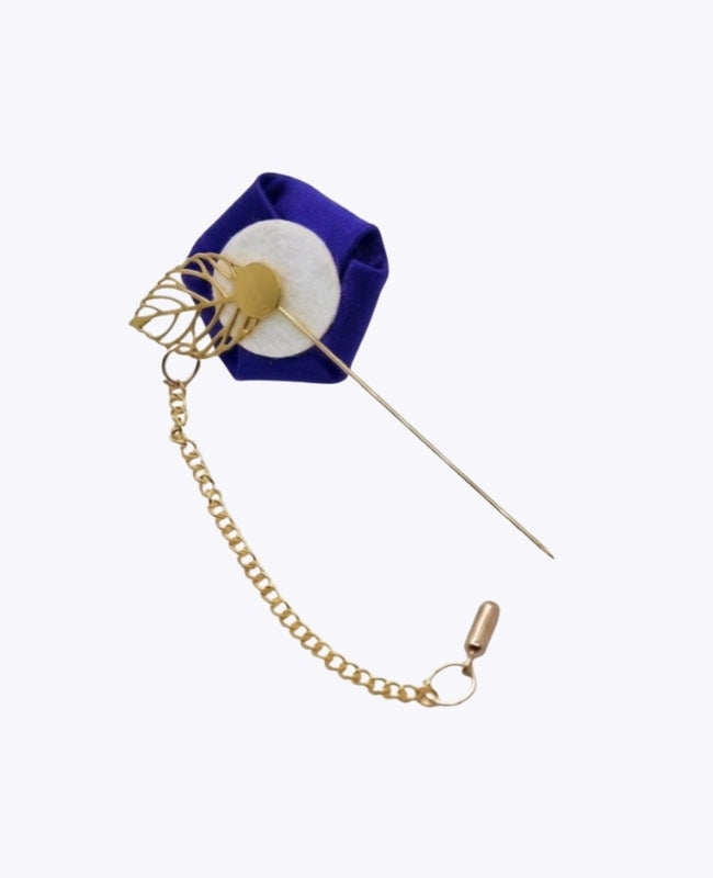 Flor de lapela Azul Homem «Alfred»
