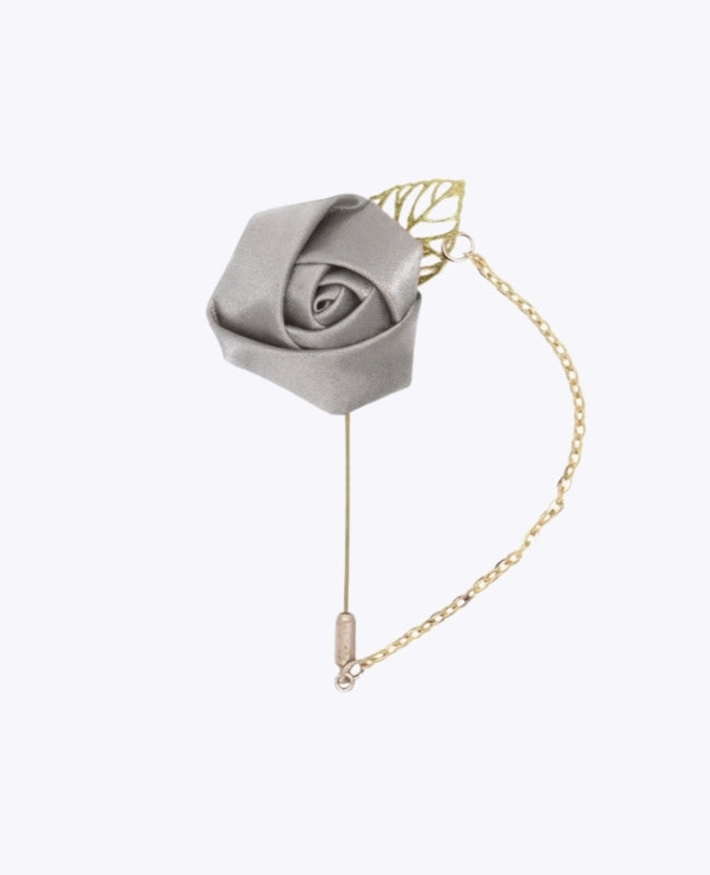 Flor de lapela Cinzento Homem «Alfred»