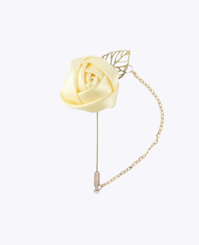 Flor de lapela Amarelo Homem «Alfred»