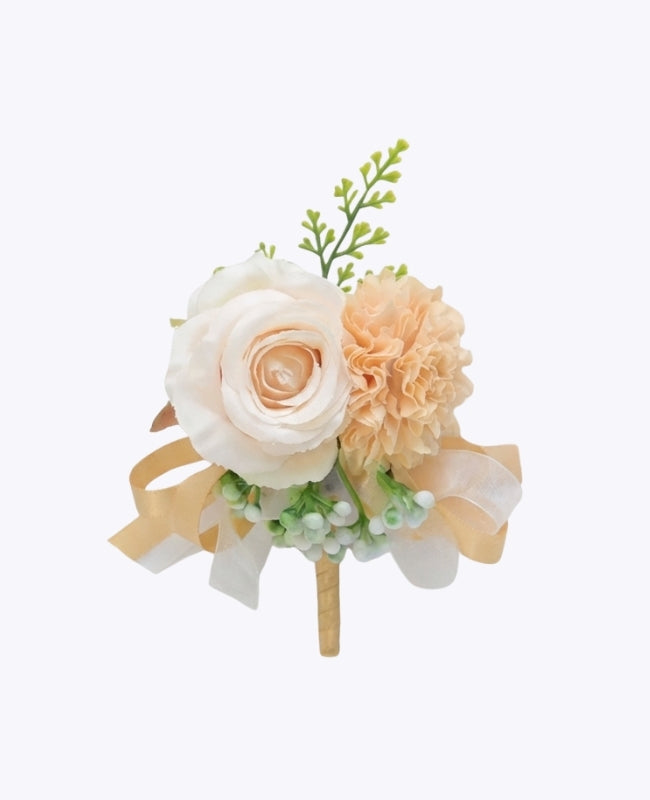 Flor de lapela Laranja Homem «Valentin»