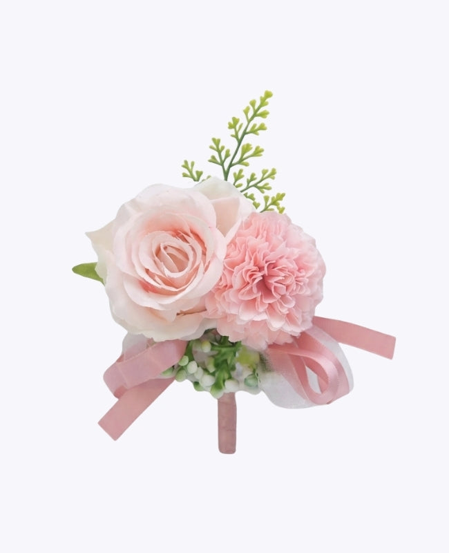 Flor de lapela Rosa Homem «Valentin»