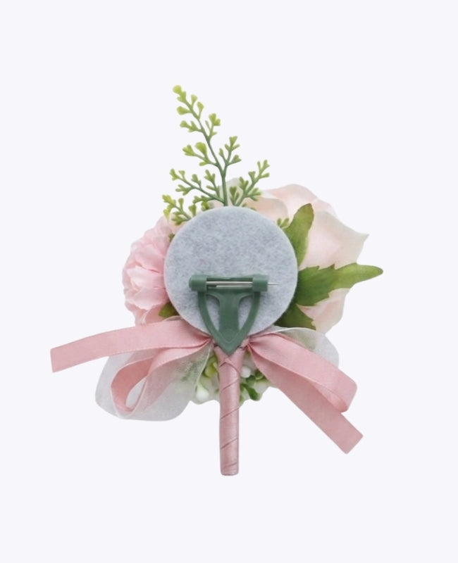 Flor de lapela Rosa Homem «Valentin»