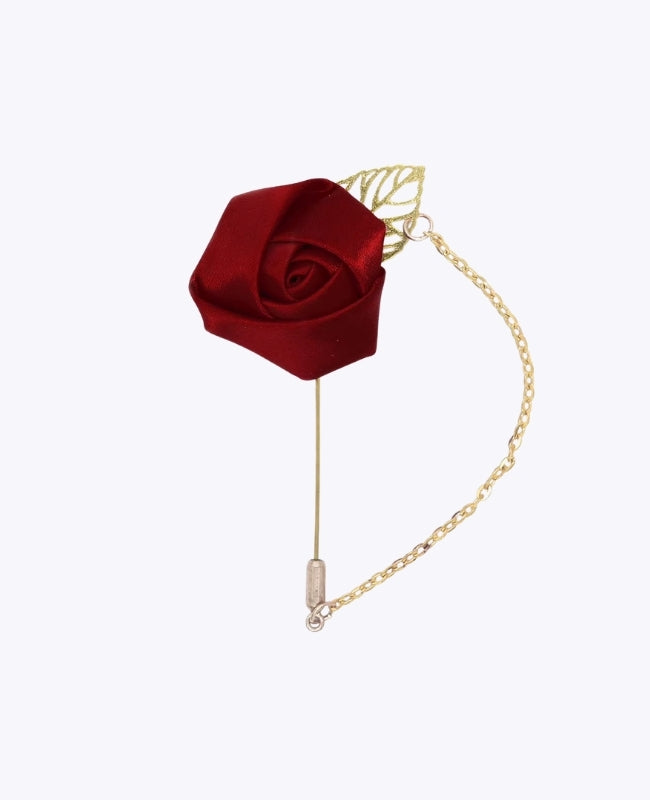 Flor de lapela Vermelho Homem «Alfred»