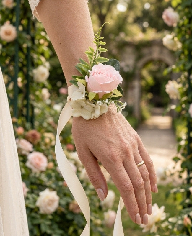 Pulseira Flor Rosa Mulher «Gabriel»