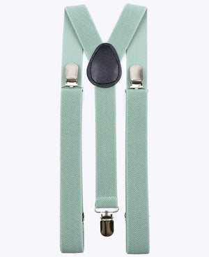 Suspensórios Homem Verde em Algodão «Ferdinand»