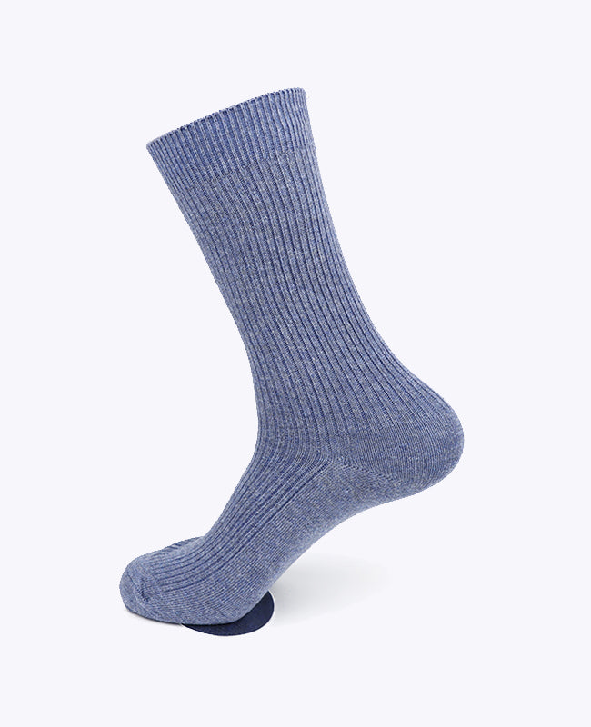 Meias Homem Azul n°3 em Algodão «Maurice»