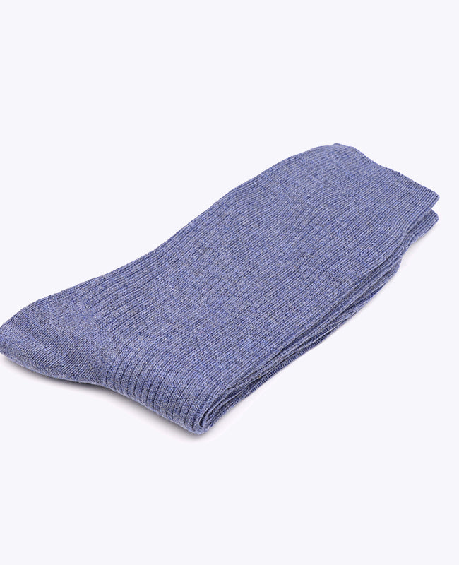Meias Homem Azul n°3 em Algodão «Maurice»
