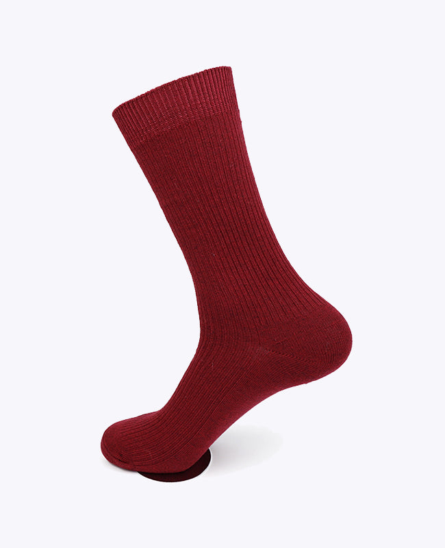 Meias Homem Vermelho n°2 em Algodão «Maurice»