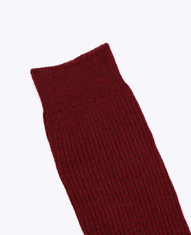 Meias Homem Vermelho n°2 em Algodão «Maurice»