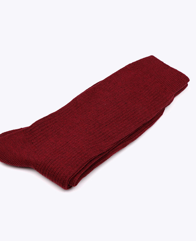 Meias Homem Vermelho n°2 em Algodão «Maurice»