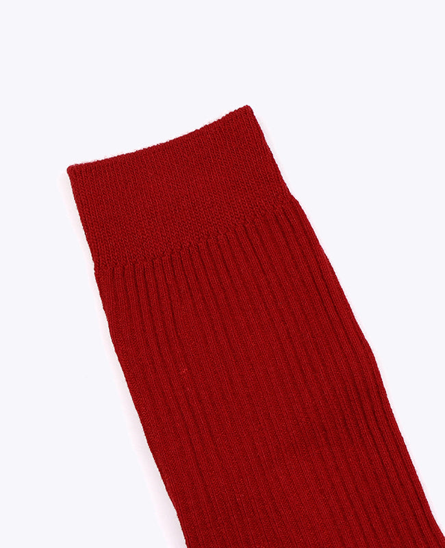 Meias Homem Vermelho n°3 em Algodão «Maurice»