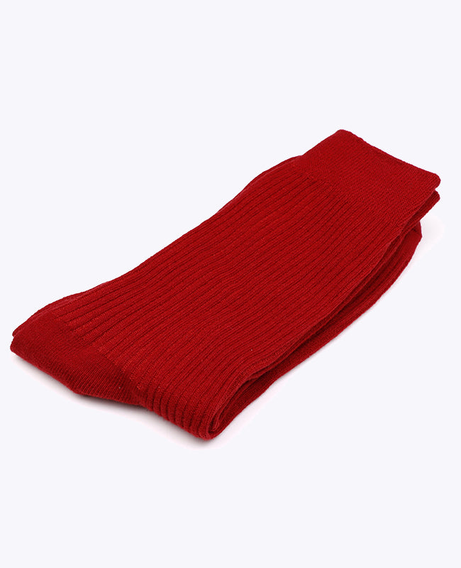 Meias Homem Vermelho n°3 em Algodão «Maurice»