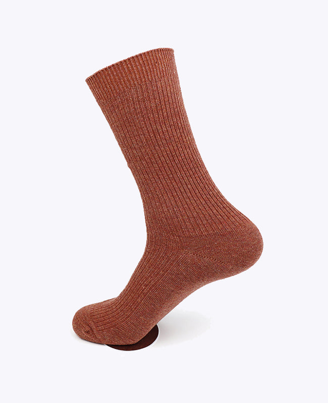 Meias Homem Terracotta n°4 em Algodão «Maurice»