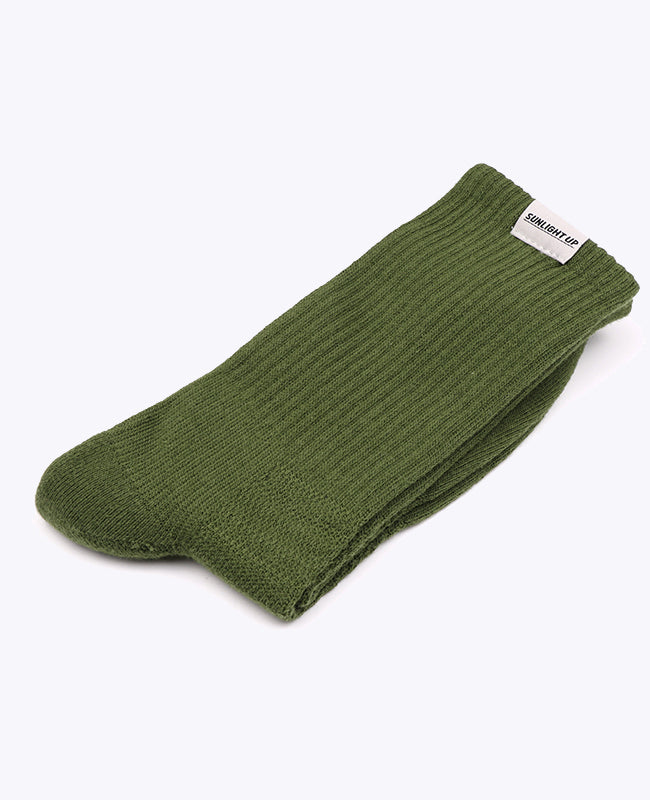 Meias Homem Verde n°3 em Algodão «Maurice»
