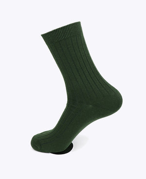 Meias Homem Verde n°5 em Algodão «Maurice»