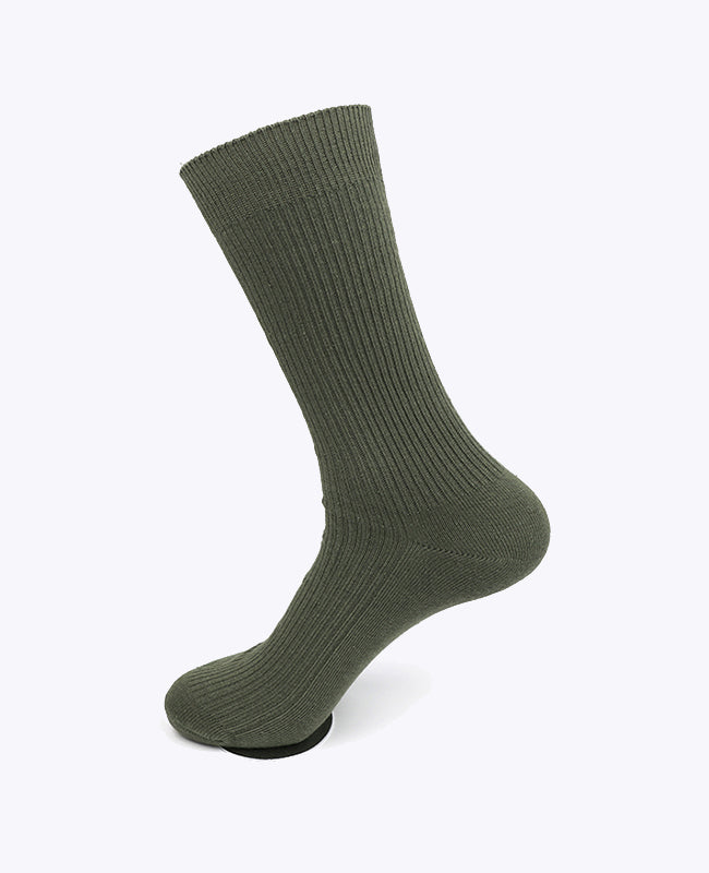 Meias Homem Verde n°7 em Algodão «Maurice»