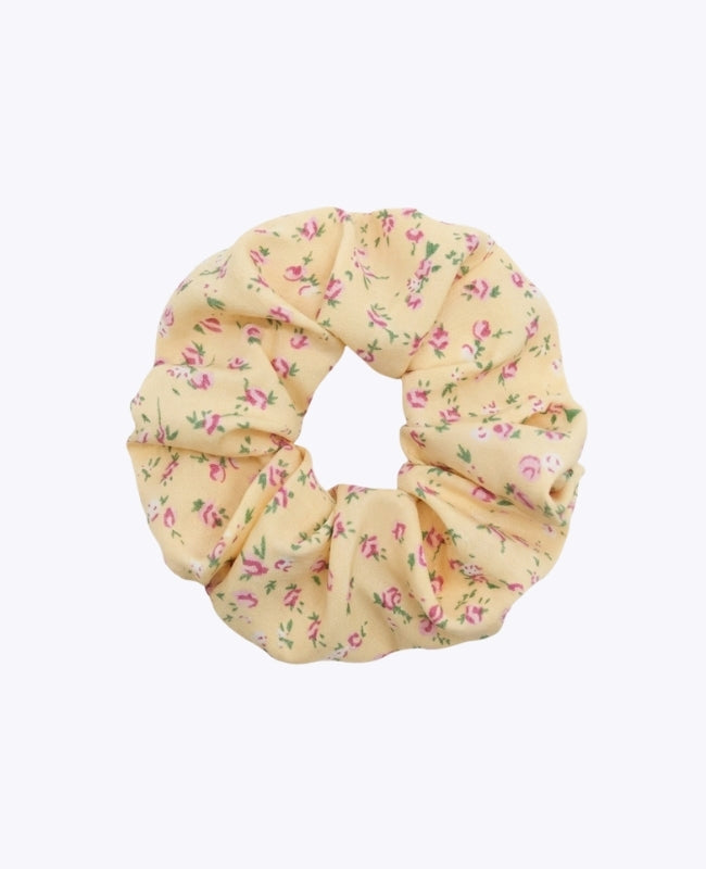 Elástico de cabelo Liberty Amarelo n°1 Mulher «Suzanne»