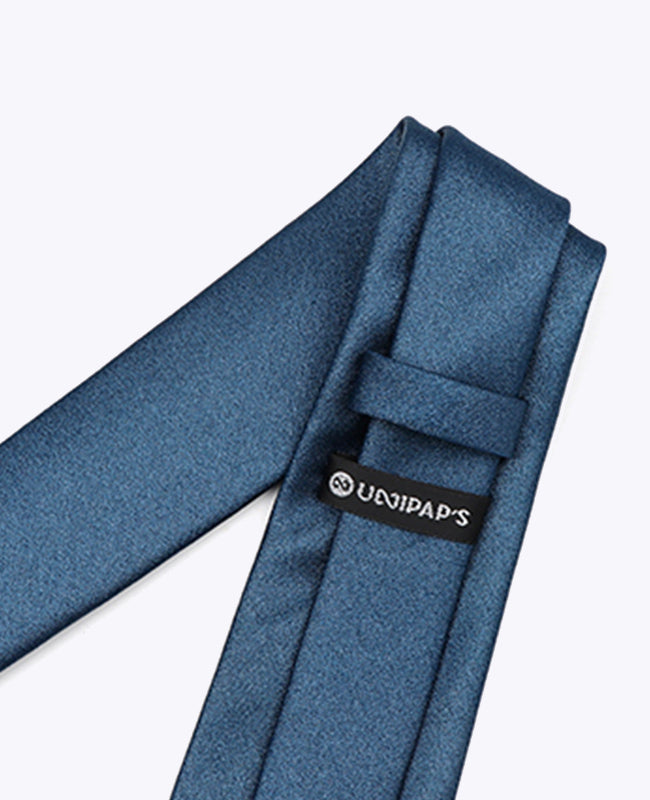 Gravata com Lantejoulas Azul n°3 Homem em Poliéster | Armand - Unipap's