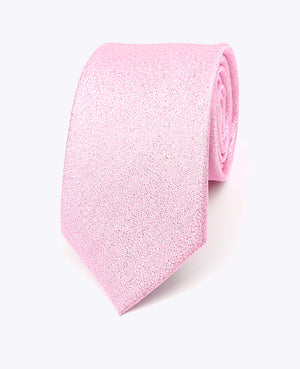 Gravata com Lantejoulas Rosa n°1 Homem em Poliéster | Isidore - Unipap's